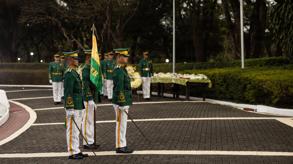 Balikatan 2026: 1 MEF leadership attends Anzac Day wreath laying ceremony