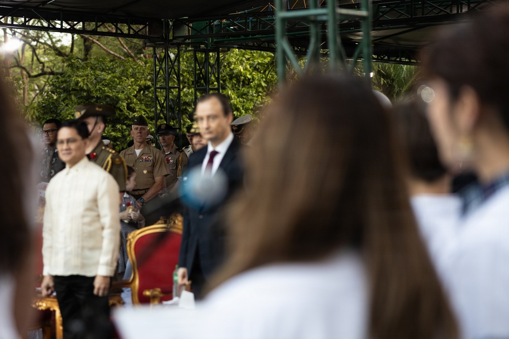 Balikatan 2026: 1 MEF leadership attends Anzac Day wreath laying ceremony