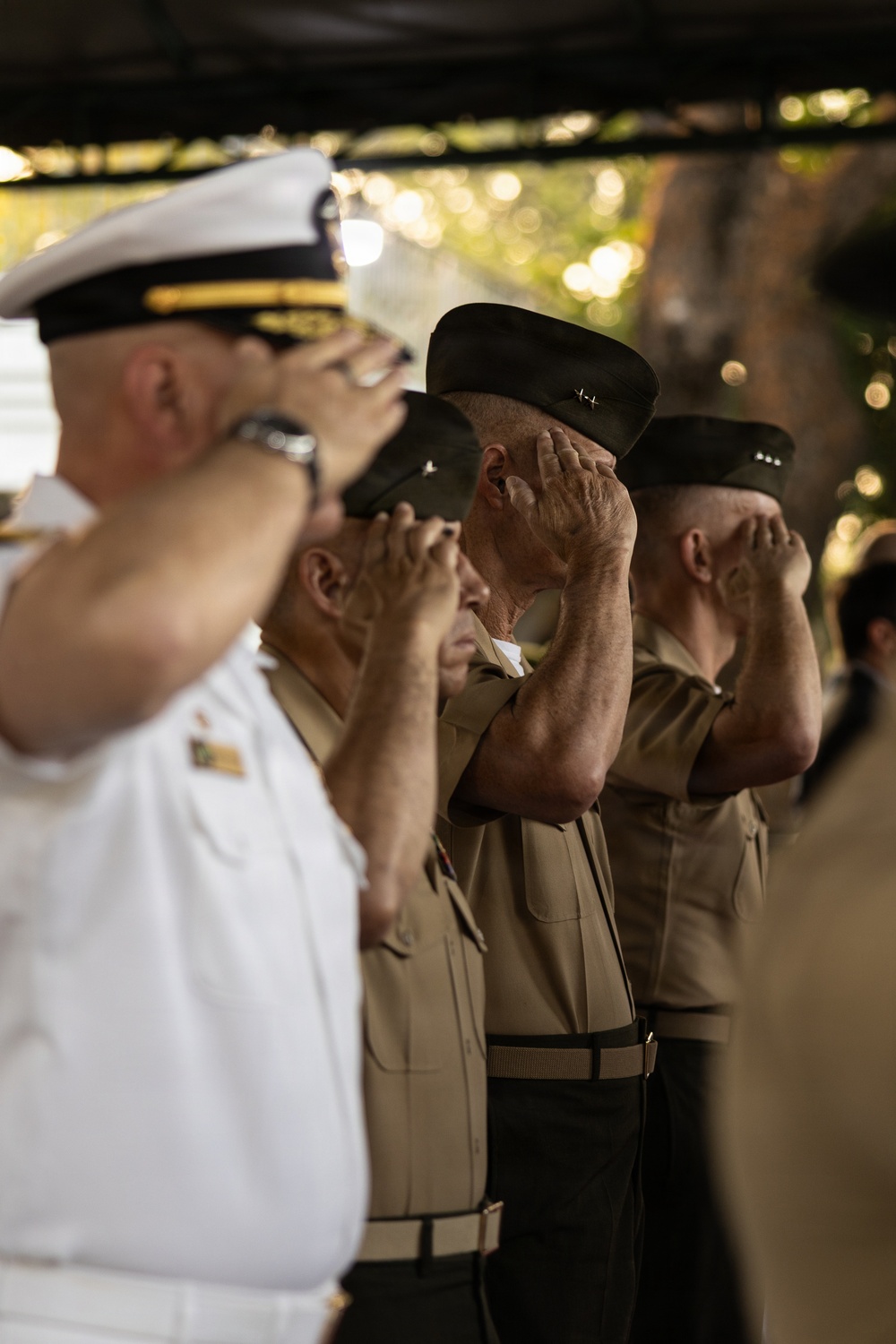 Balikatan 2026: 1 MEF leadership attends Anzac Day wreath laying ceremony