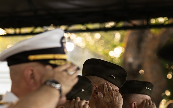 Balikatan 2026: 1 MEF leadership attends Anzac Day wreath laying ceremony