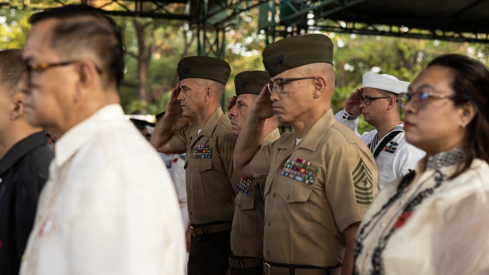 Balikatan 2026: 1 MEF leadership attends Anzac Day wreath laying ceremony
