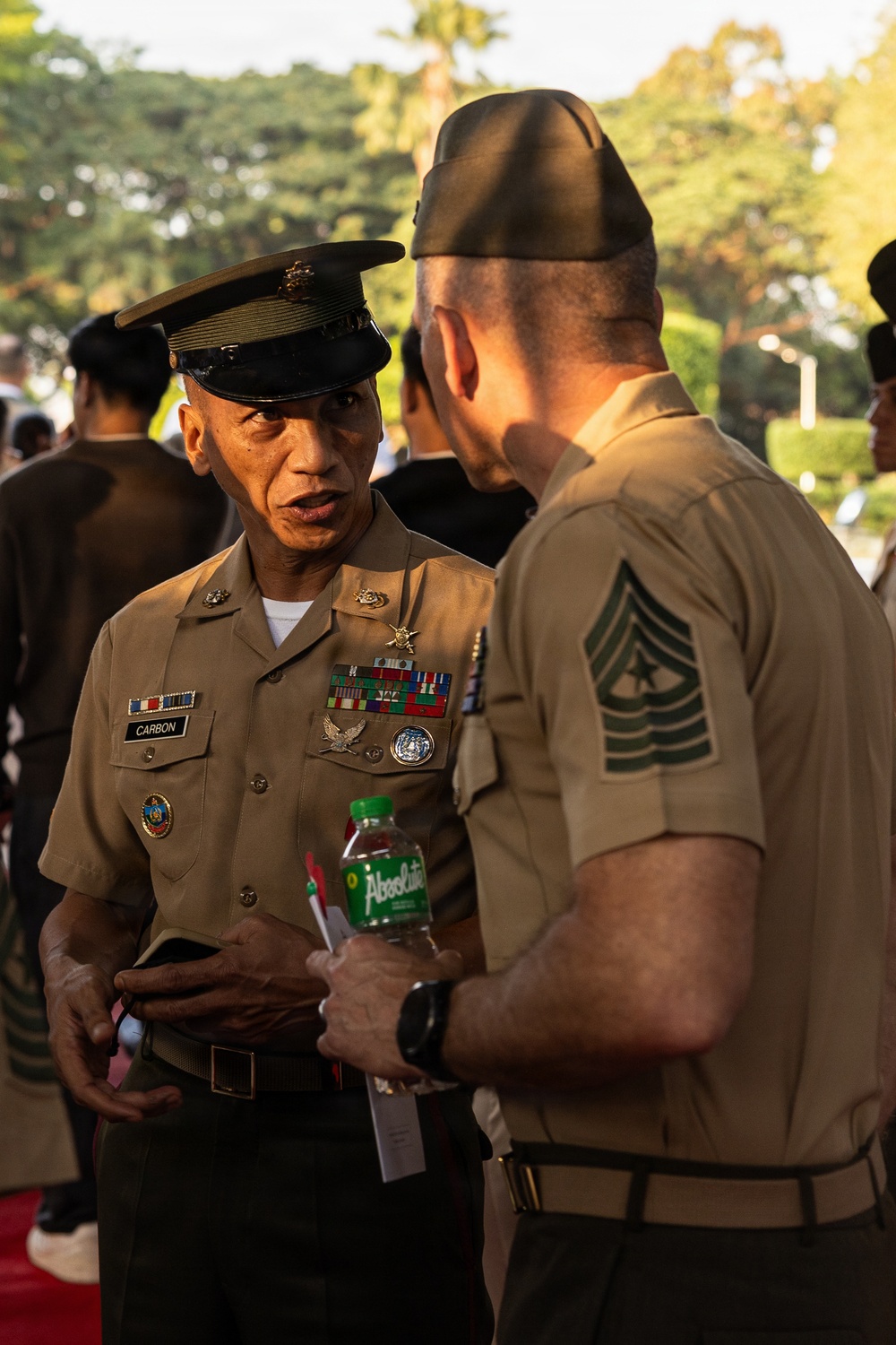 Balikatan 2026: 1 MEF leadership attends Anzac Day wreath laying ceremony