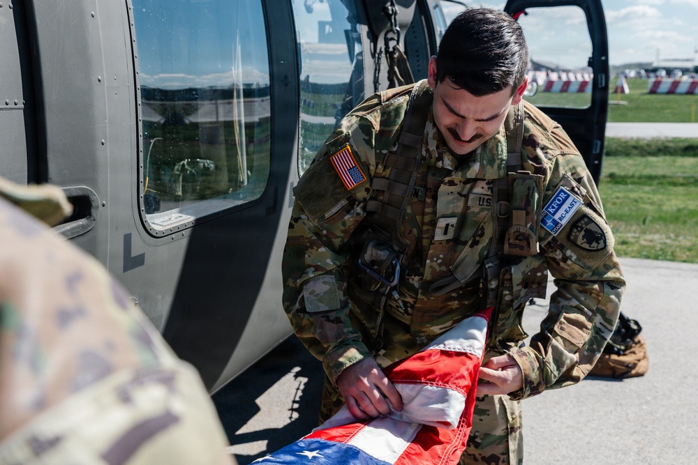 Colorado Army National Guard officer carries family tradition while deployed to Kosovo