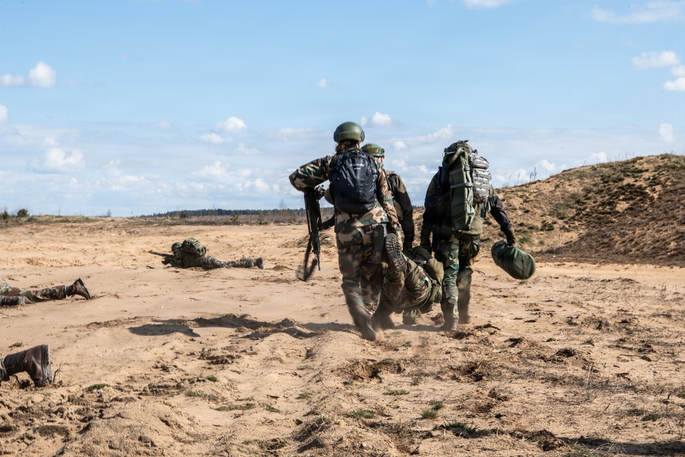 Lithuanian Riflemen’s Union conducts Leader Validation Exercise at Pabradė Training Area