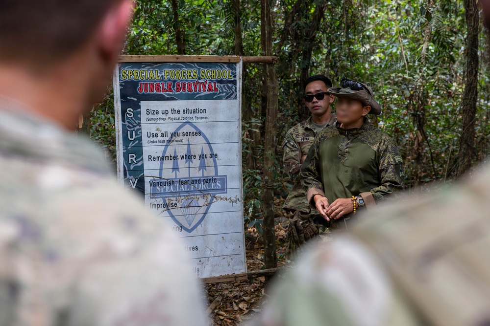 Balikatan 2026: U.S. Army Combat Engineers Participate in Jungle Survival Training