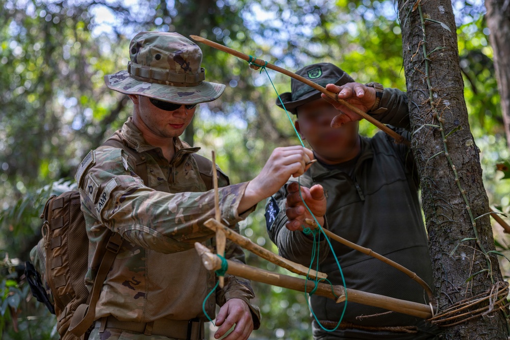 Balikatan 2026: U.S. Army Combat Engineers Participate In Jungle Survival Training