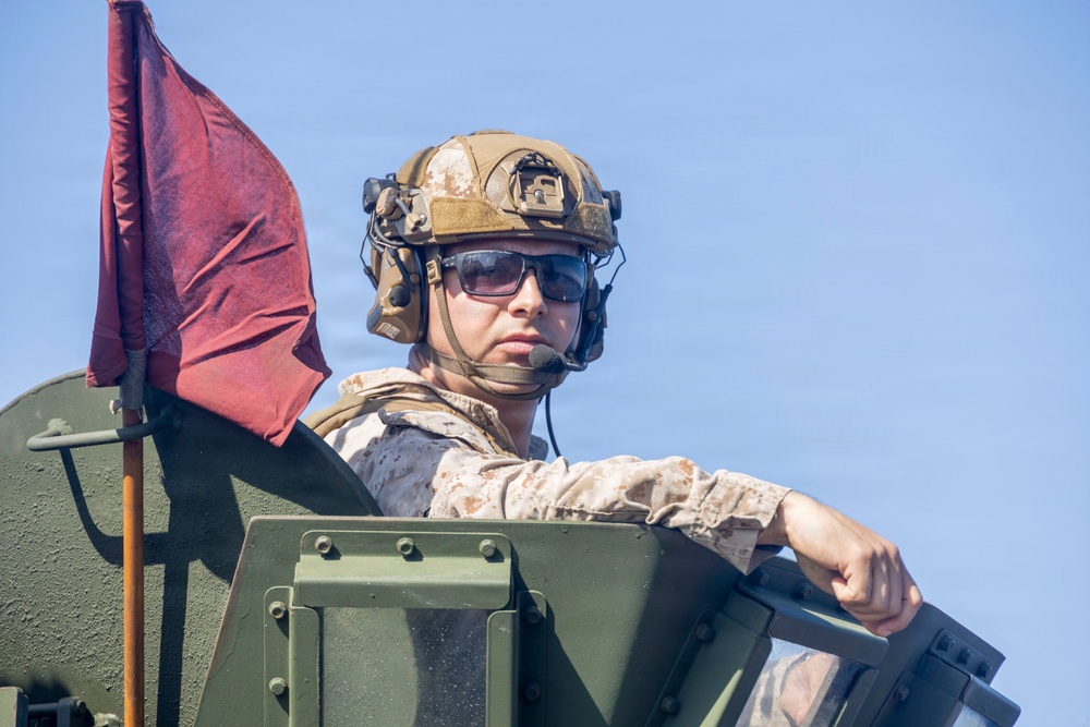 BLT 3/5 Marines Conduct LAV-25 Live-Fire aboard USS Portland