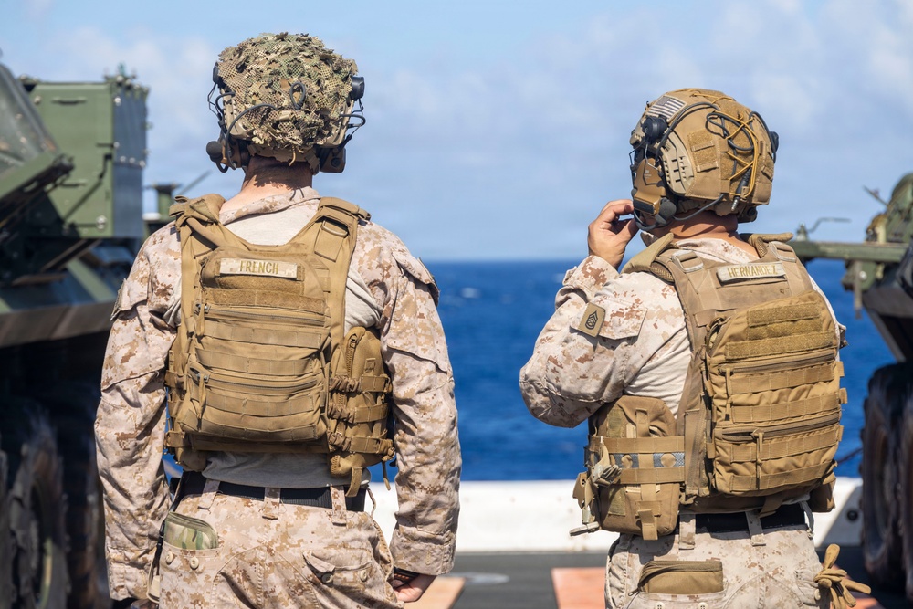 BLT 3/5 Marines Conduct LAV-25 Live-Fire aboard USS Portland