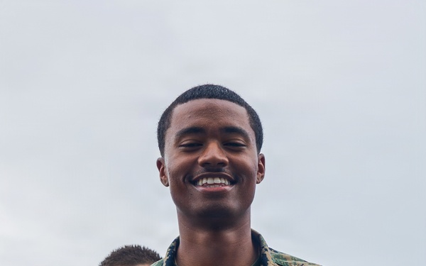 11th MEU Marines, USS Boxer Sailor Graduate Corporals Course While Underway