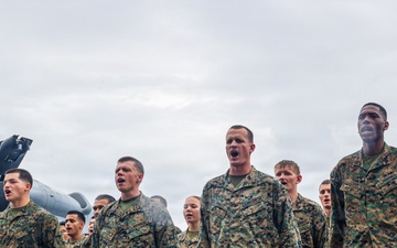 11th MEU Marines, USS Boxer Sailor Graduate Corporals Course While Underway