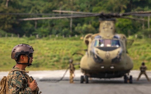 Balikatan 2026: CH-47 Chinooks Refuel during Long-Range Air Assault in Basco