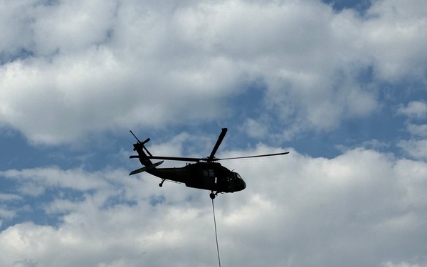 UH-60 Black Hawk Supports Wildfire Suppression Operations