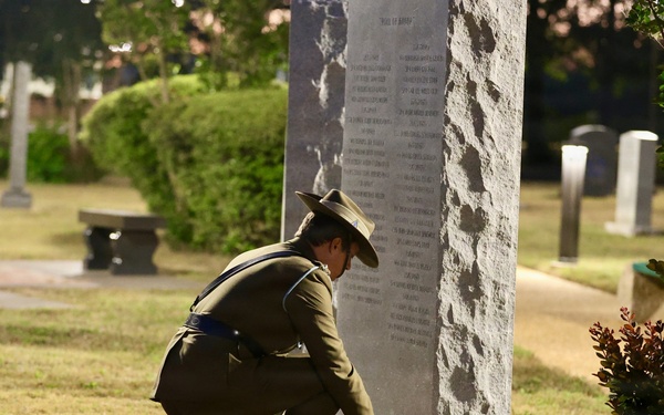 Lest we forget: ANZAC Day at Fort Rucker