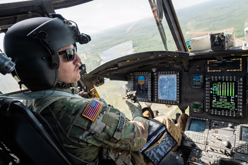 FLARNG Soldiers conduct aerial firefighting during wildfire response efforts &amp;#xA;