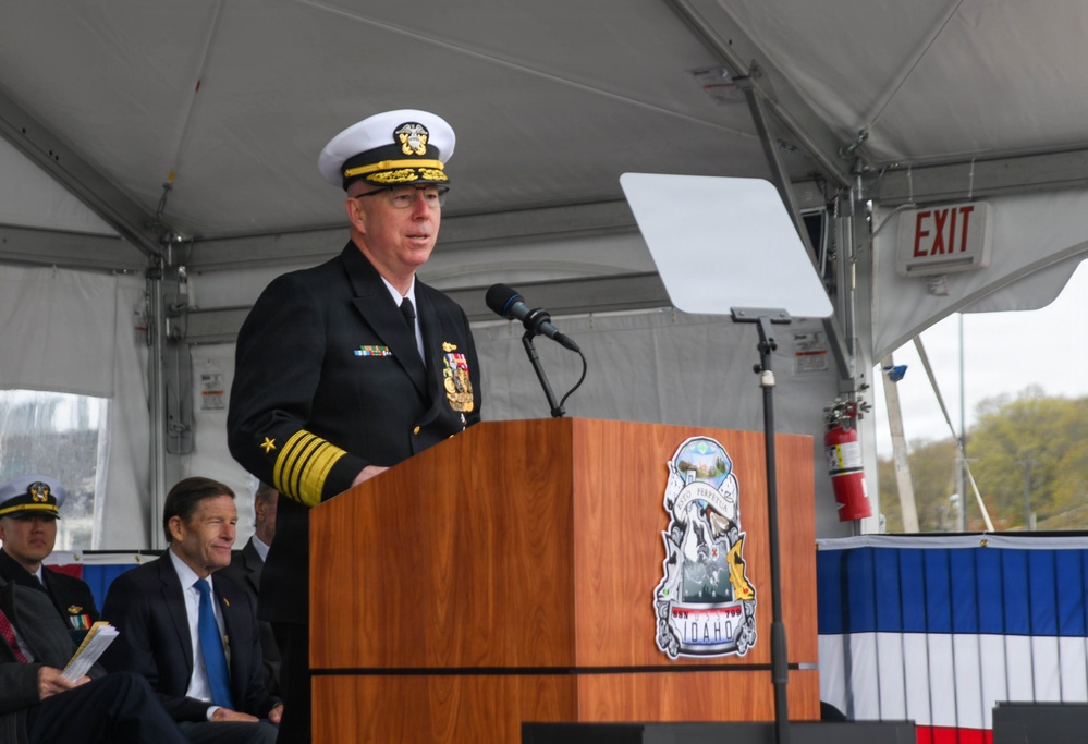 USS Idaho (SSN 799) is Commissioned at SUBASE
