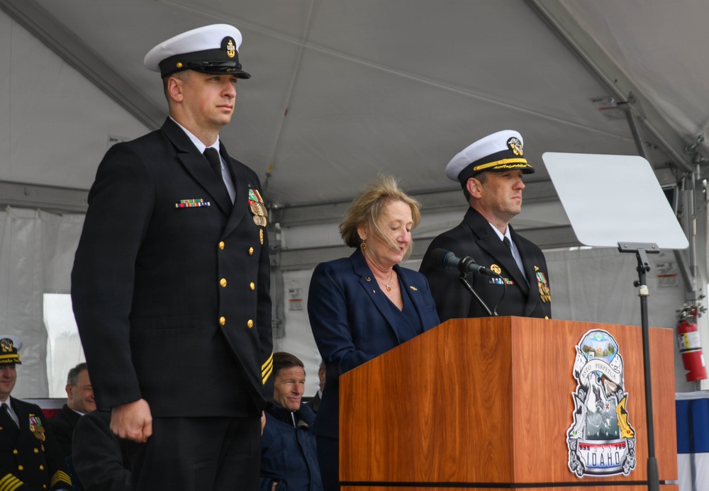 USS Idaho (SSN 799) is Commissioned at SUBASE