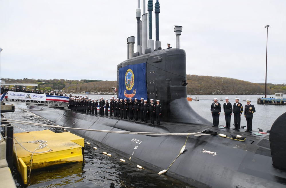 USS Idaho (SSN 799) is Commissioned at SUBASE