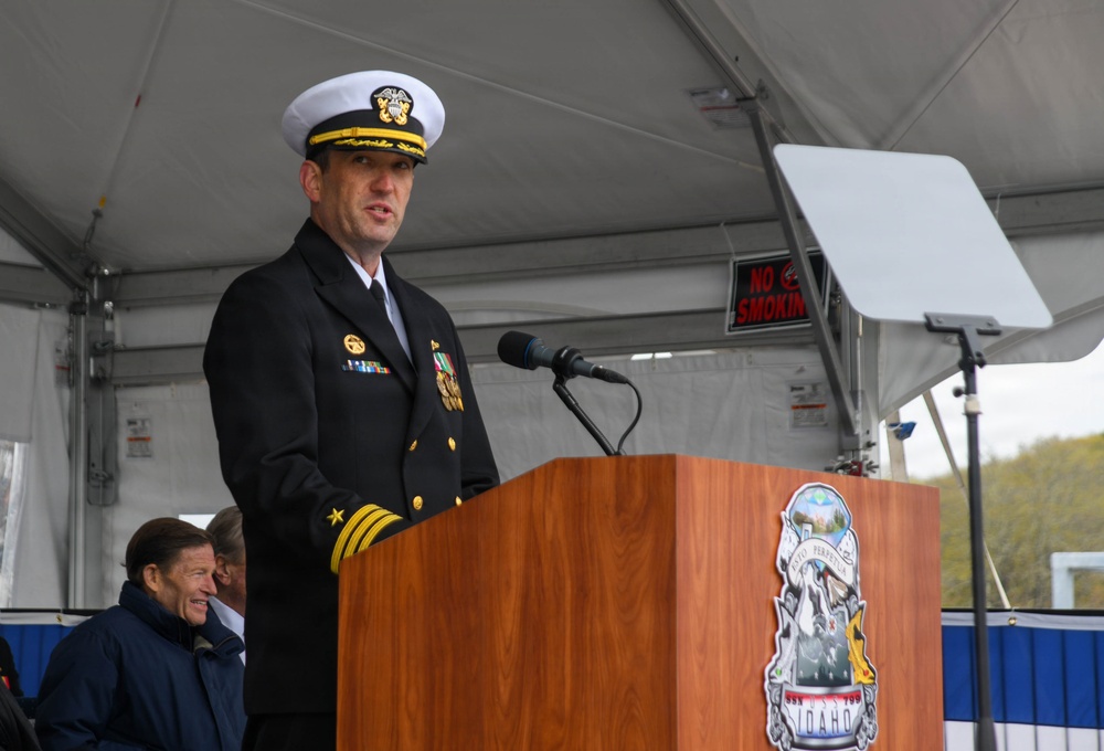 USS Idaho (SSN 799) is Commissioned at SUBASE