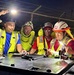 USACE Power Planning and Response Team Work into the Late  Night Hours