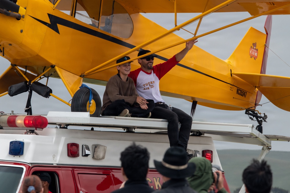 Travis conducts Wings Over Solano air show and open house