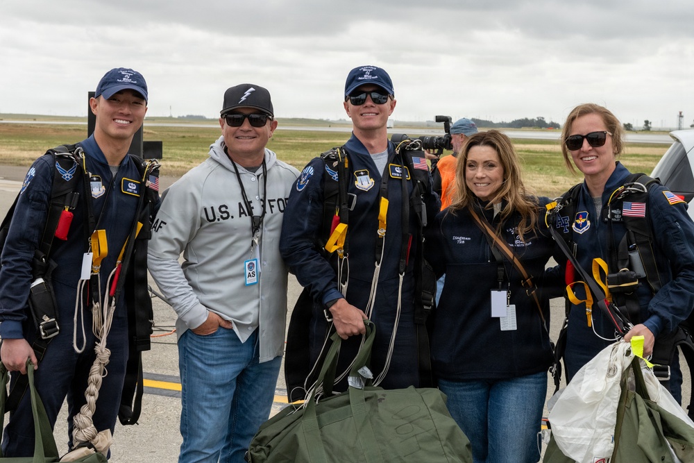 Travis conducts Wings Over Solano air show and open house