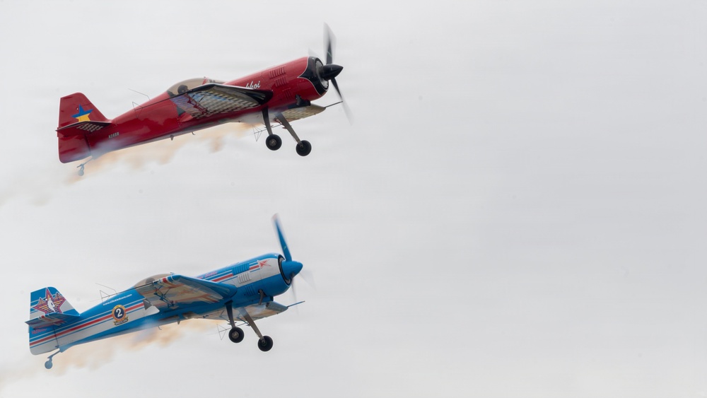 Travis conducts Wings Over Solano air show and open house
