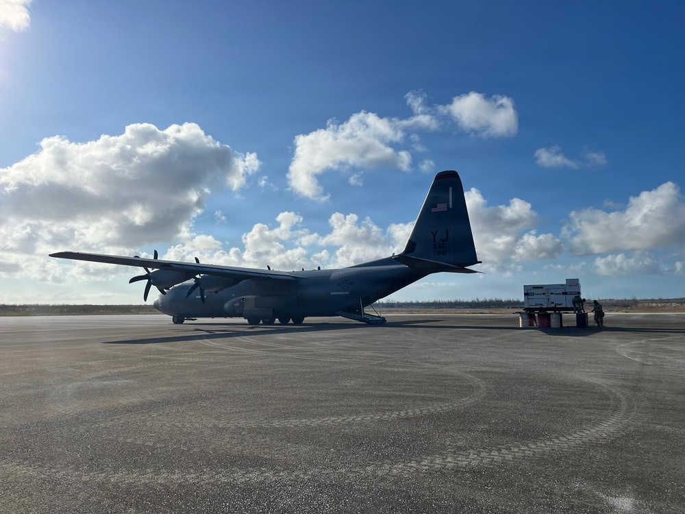374th AW, 36th CRS aid FEMA in delivering generators, fuel Northern Mariana Islands