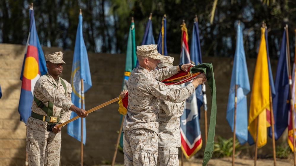 JTF-SB service members conduct Transfer of Authority ceremony