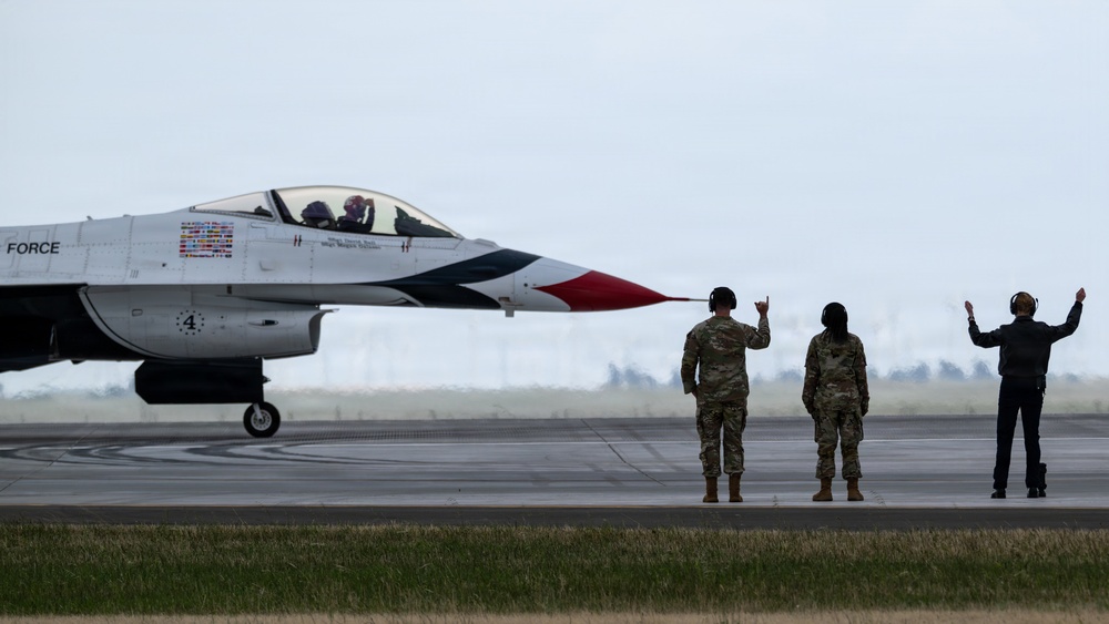 Travis conducts Wings Over Solano air show and open house