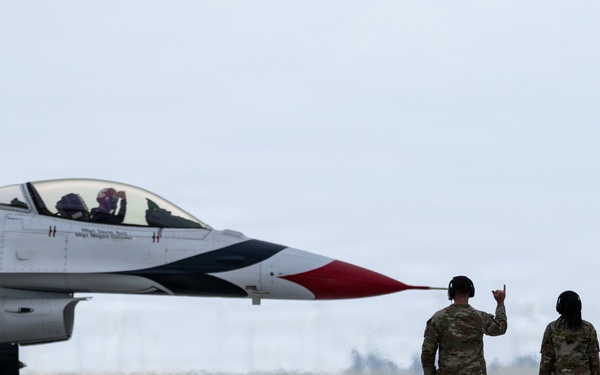 Travis conducts Wings Over Solano air show and open house