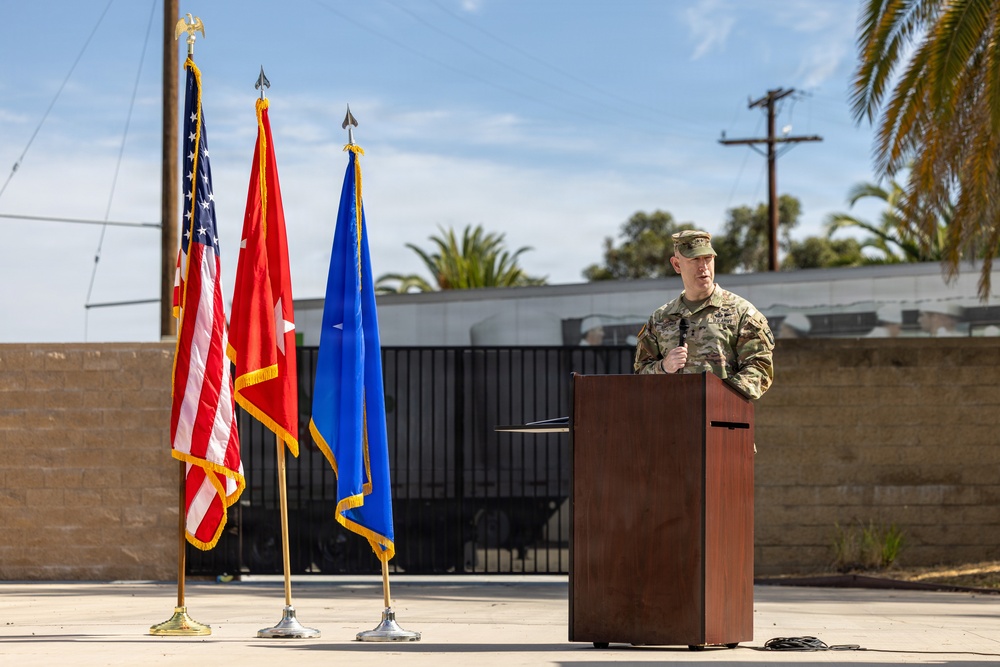 JTF-SB service members conduct Transfer of Authority ceremony