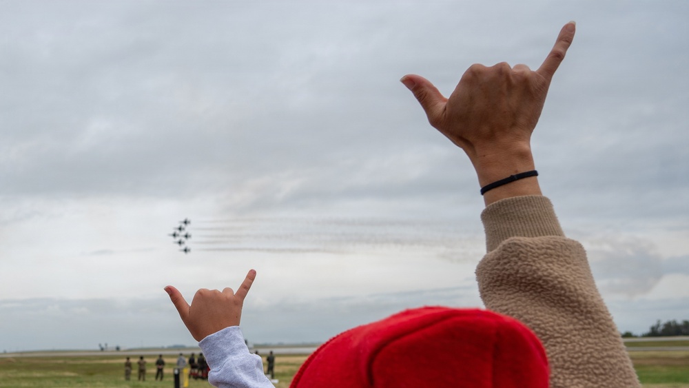 Travis conducts Wings Over Solano air show and open house