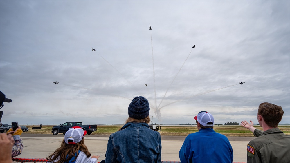 Travis conducts Wings Over Solano air show and open house