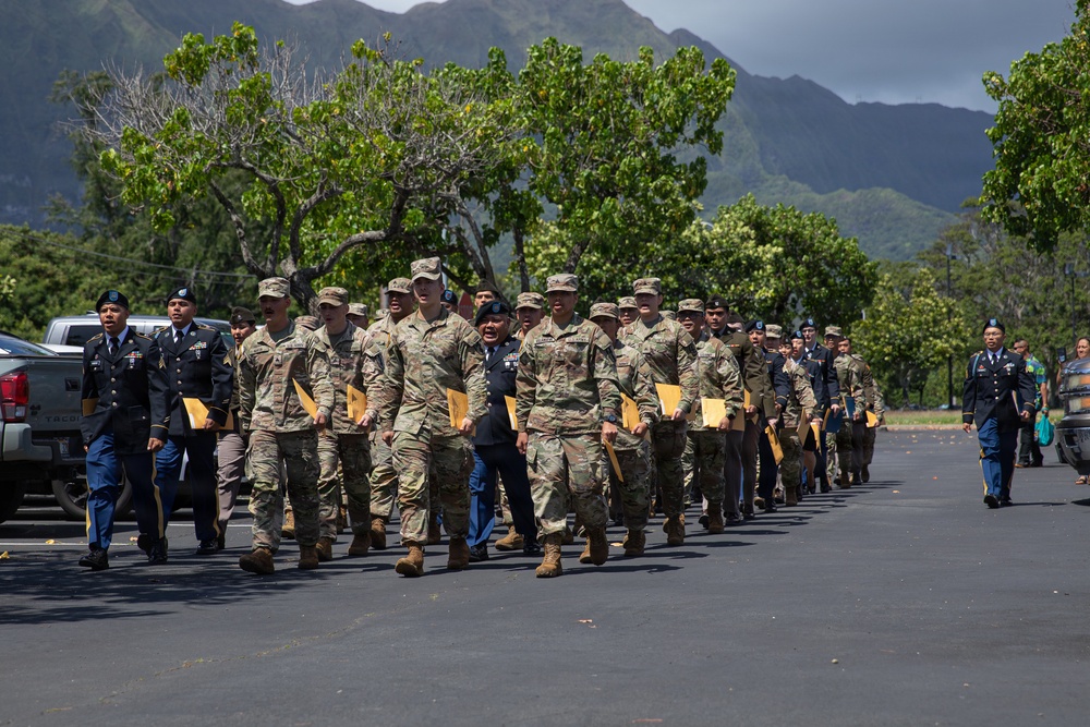 Basic Leader Course Class 002-26 Graduation Ceremony