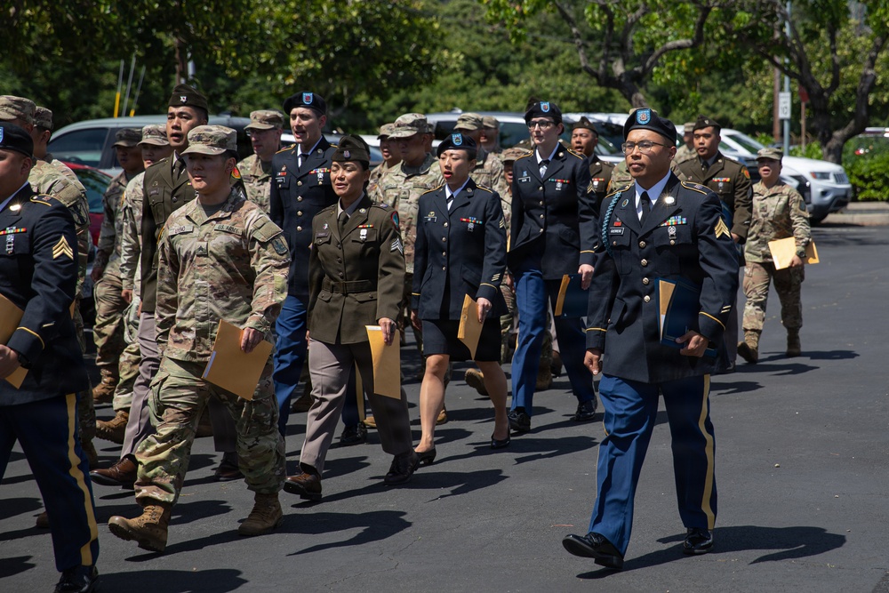 Basic Leader Course Class 002-26 Graduation Ceremony