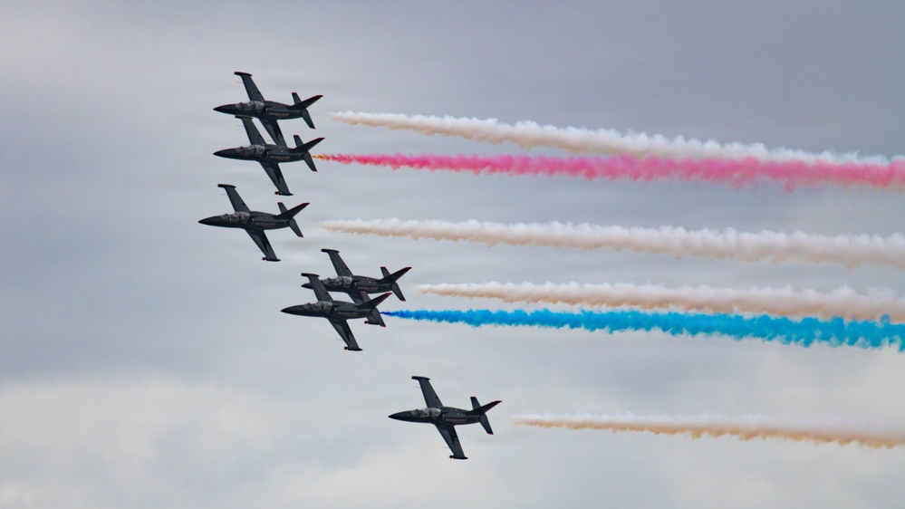 Travis conducts Wings Over Solano air show and open house