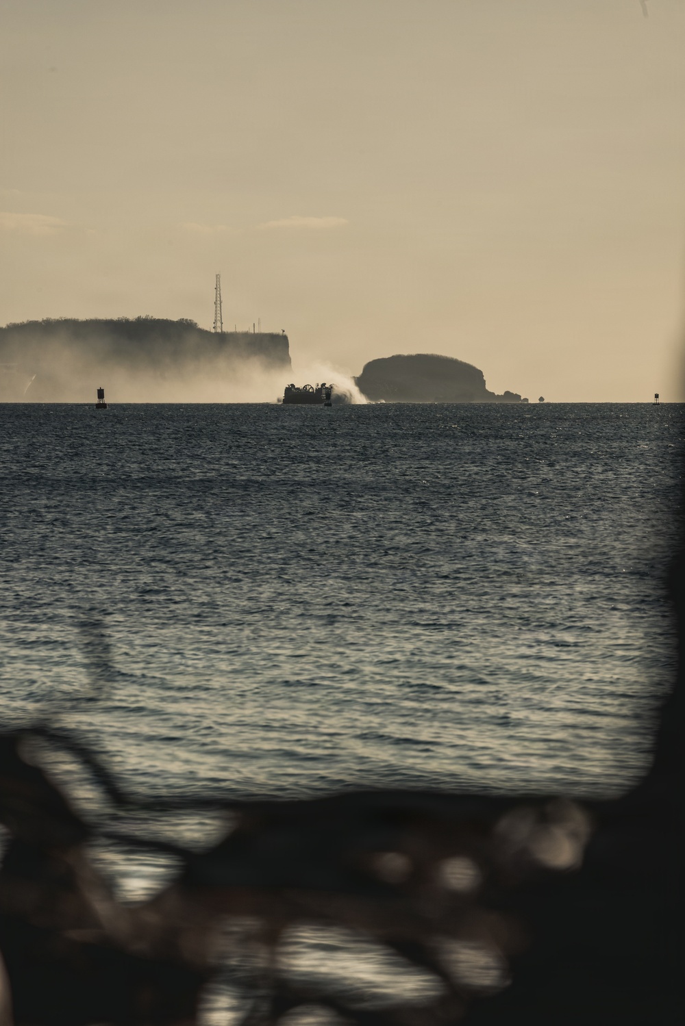 LCAC 52 and LCAC 62 arrive in Guam to support Typhoon Sinlaku recovery efforts