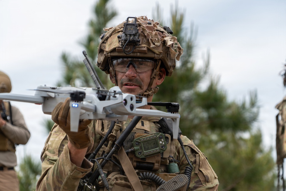 101st Rakkasans Soldiers Operate Skydio Drone at JRTC