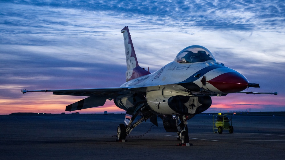 Thunderbirds at sunrise