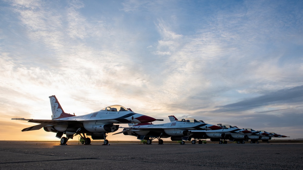 Thunderbirds at sunrise