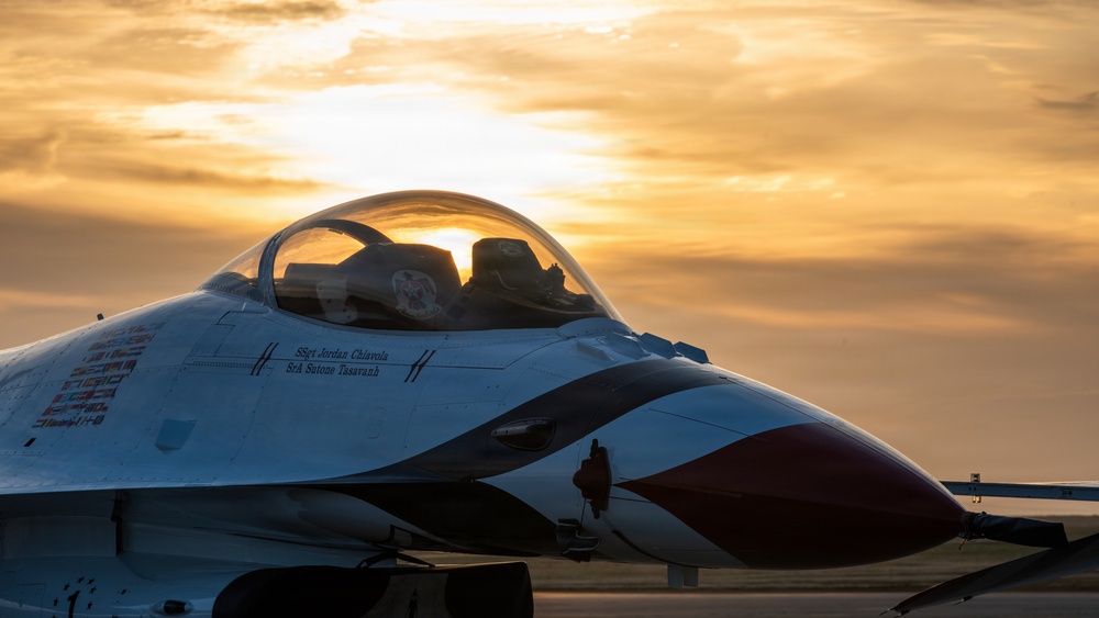 Thunderbirds at sunrise
