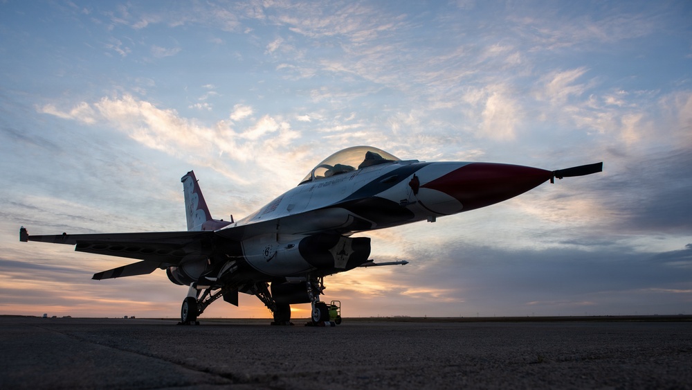 Thunderbirds at sunrise