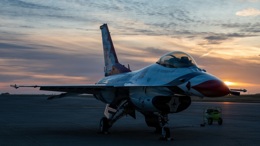 Thunderbirds at sunrise