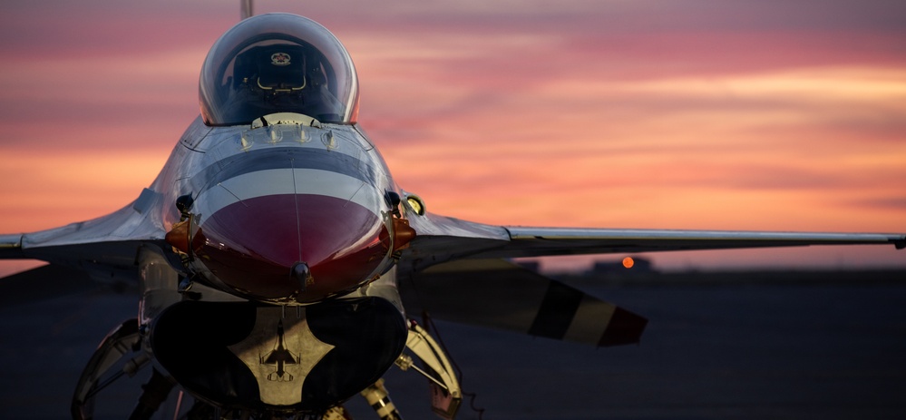 Thunderbirds at sunrise