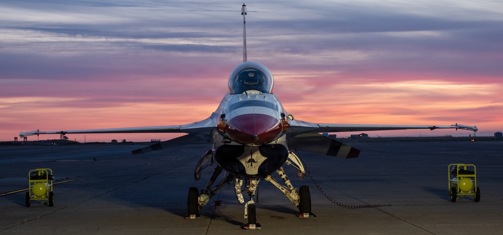 Thunderbirds at sunrise