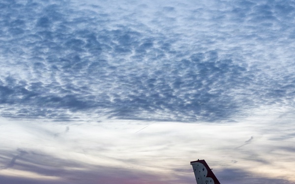 Thunderbirds at sunrise