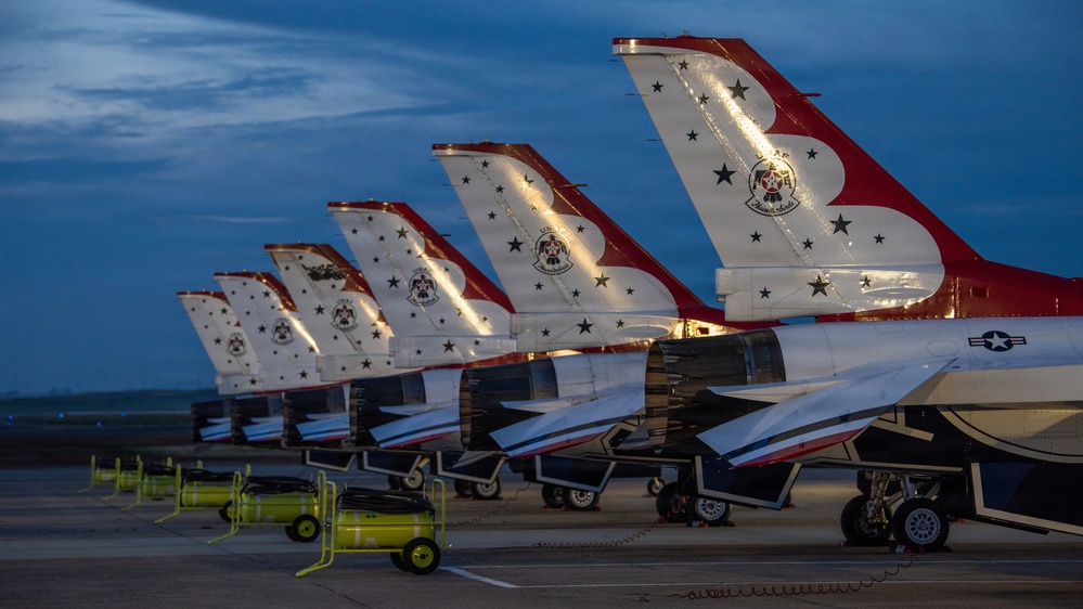 Thunderbirds at sunrise