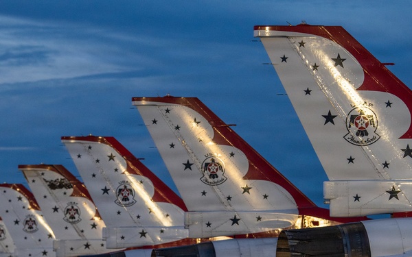 Thunderbirds at sunrise
