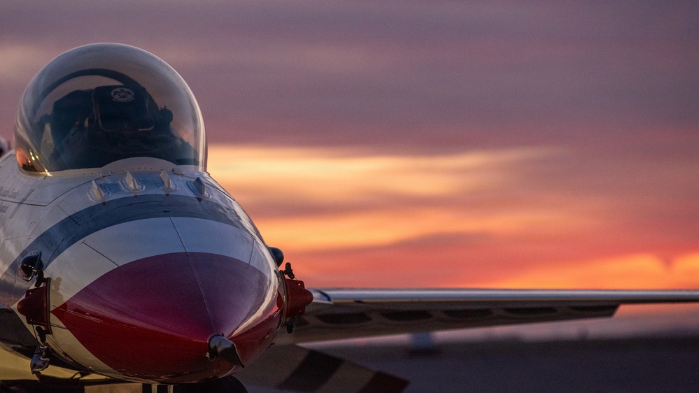 Thunderbirds at sunrise