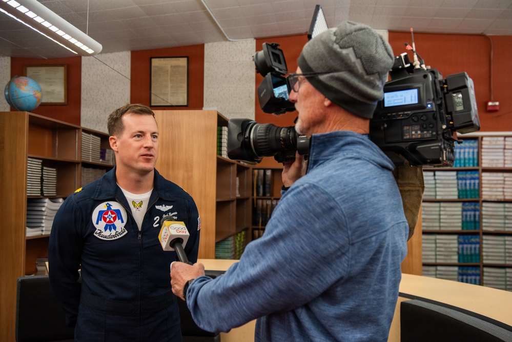 Thunderbirds visit Vacaville HS
